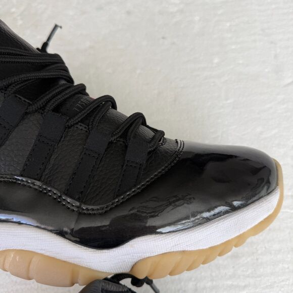 Size 11 Air Jordan 11 Retro 2008 Black Outsole Gum 136046-068 No Box - Picture 11 of 13
